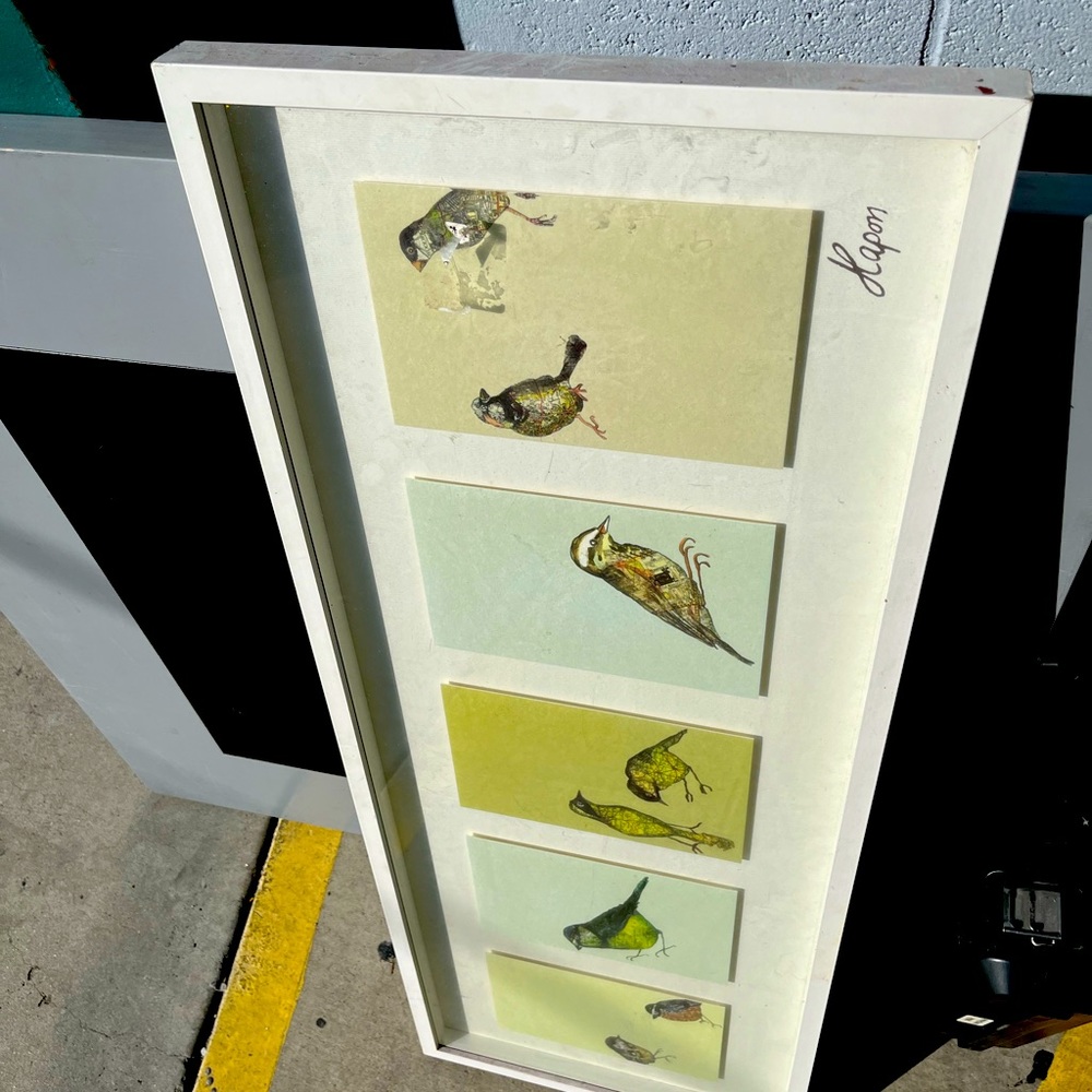 Kapon signed original Wall Art Painting Decupauge